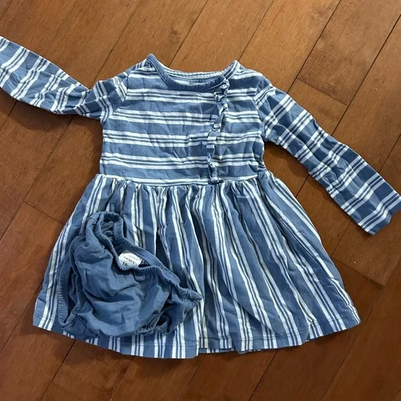 Carter's | Dresses | Carters Blue Dress With Bloomers | Poshmark